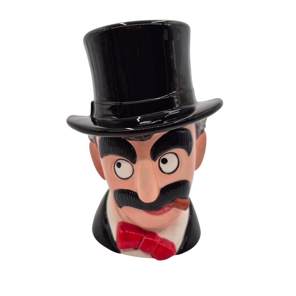 Enesco Groucho Marx Ceramic Coin Piggy Bank 1981 Japan Vintage EUC